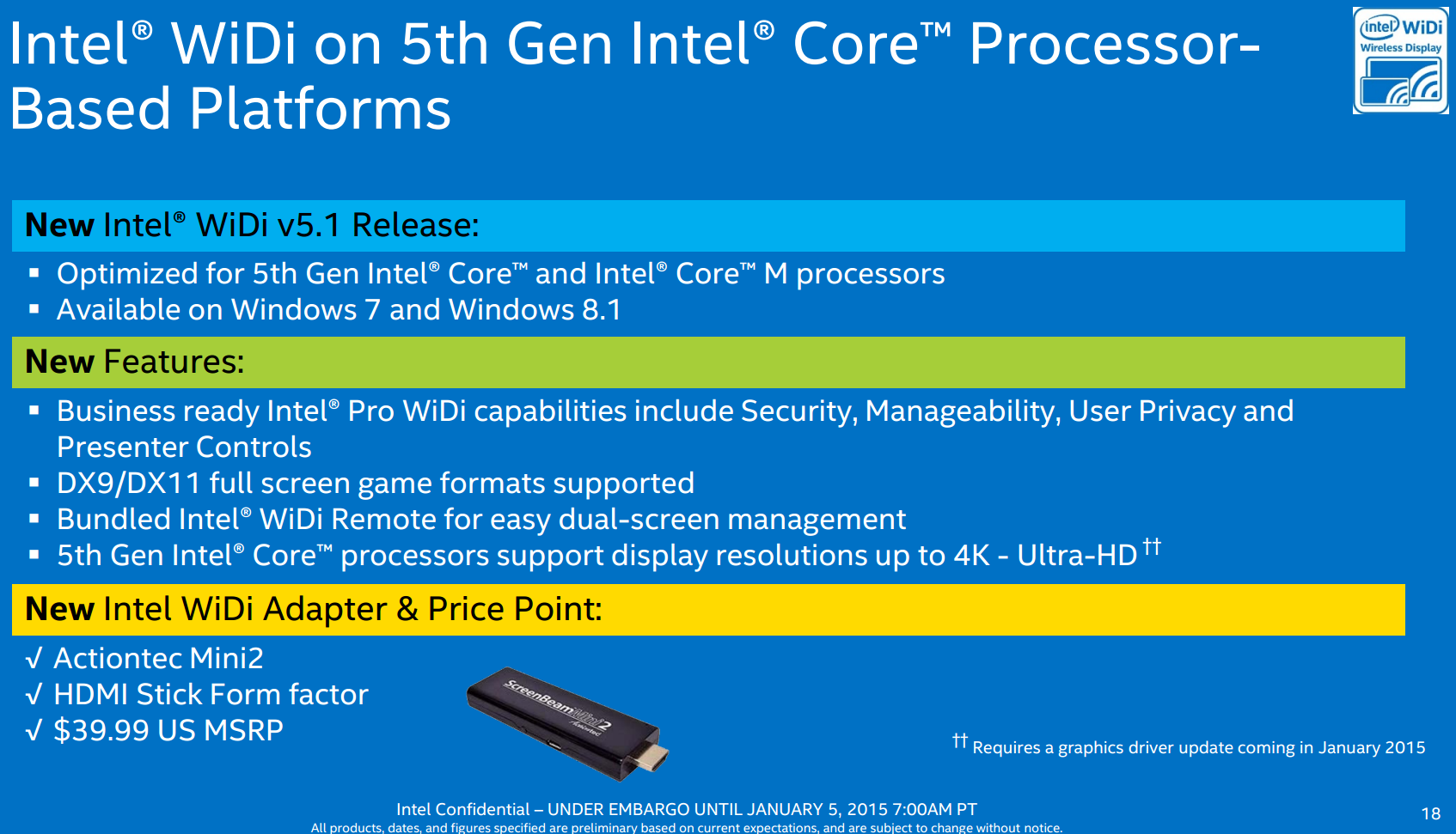 Аналог intel widi для windows 7